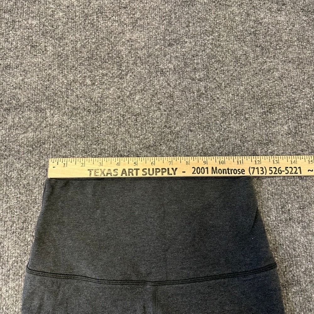 Lululemon Leggings Womens Size 4 Gray High Waisted Crop Athletic Yoga Pants